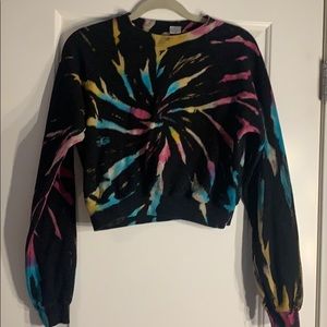 Sweat society cropped sweatshirt